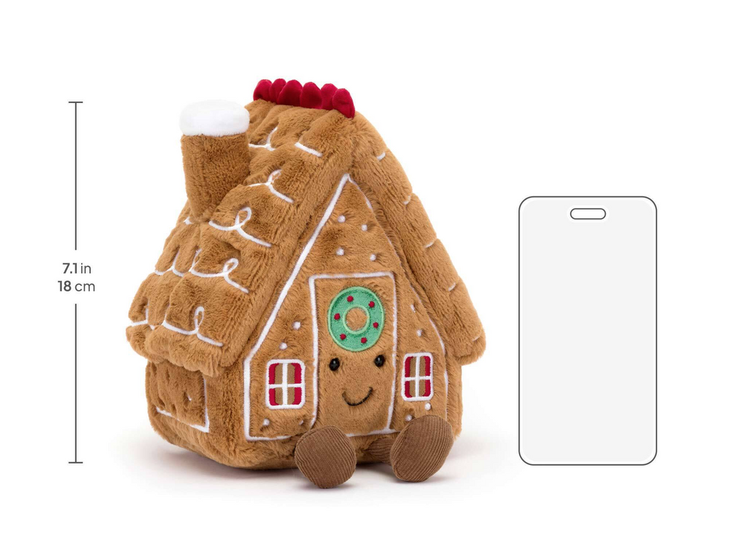Amuseables Gingerbread House, size chart