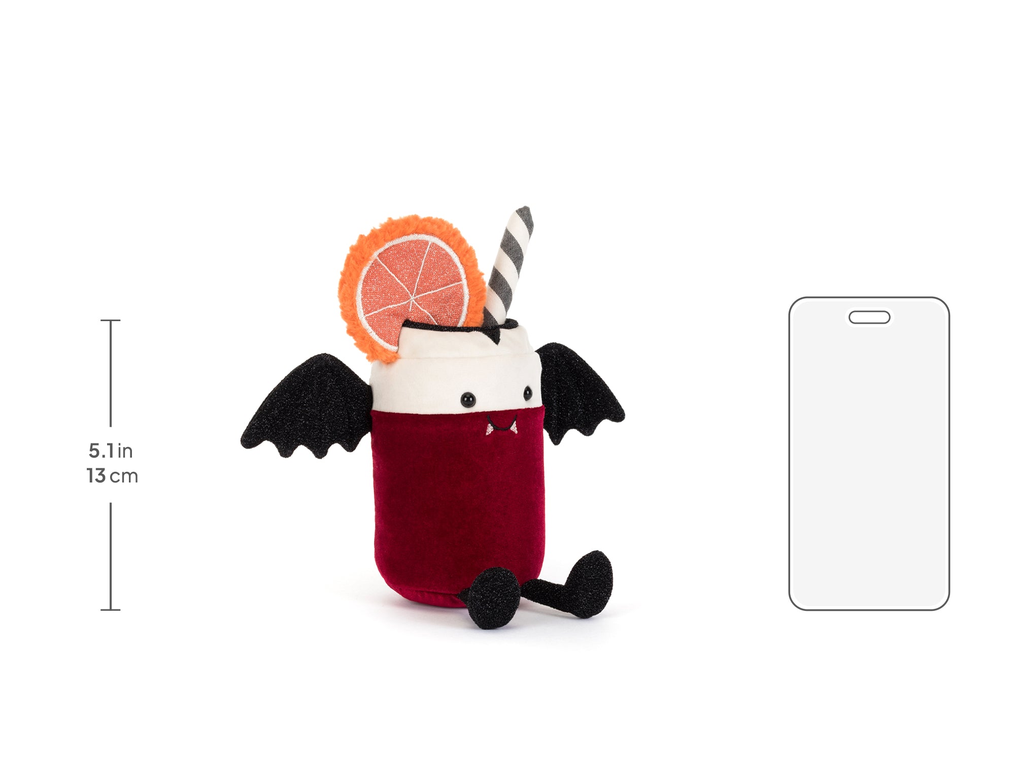 Amuseables Vampop Drink, size chart