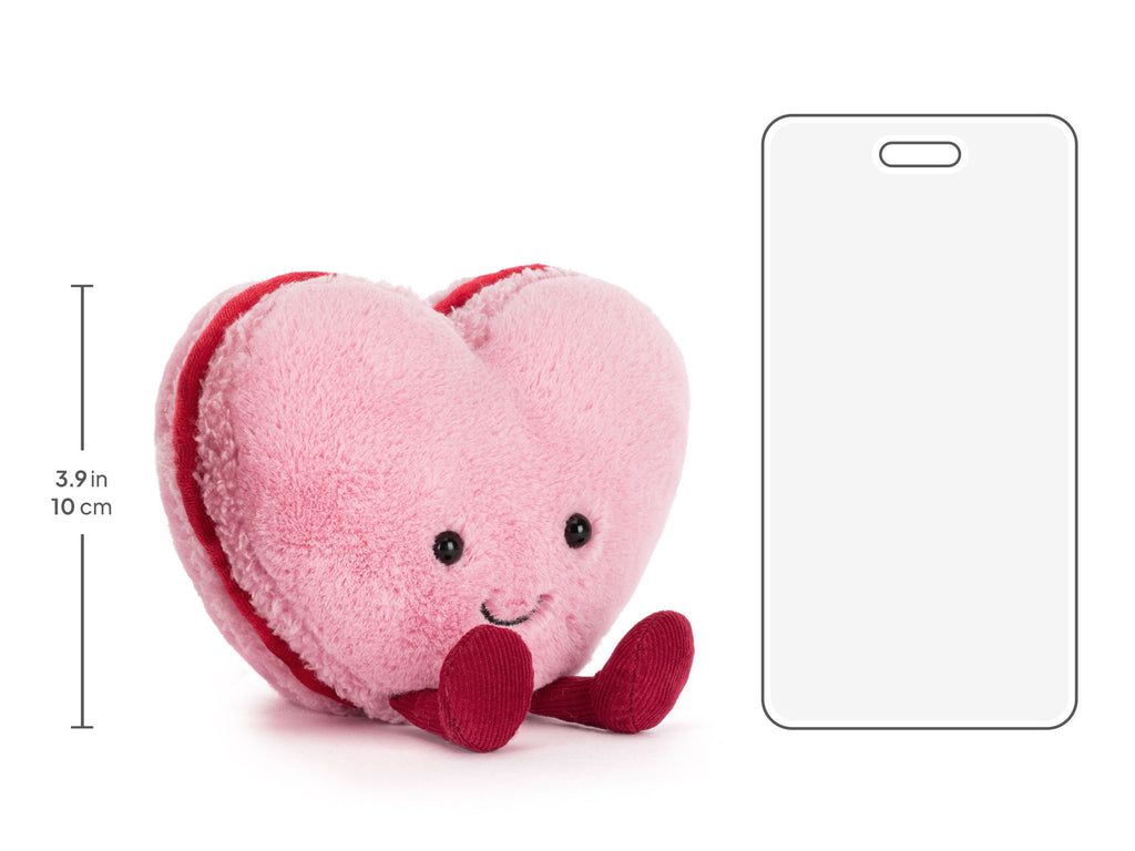 Amuseables Colette Heart Macaron, size chart