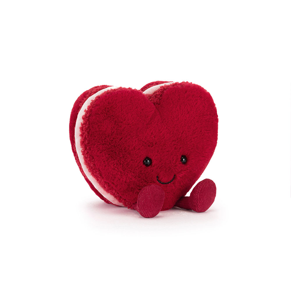 Amuseables-Arlette-Heart-Macaron-(Red), Main View