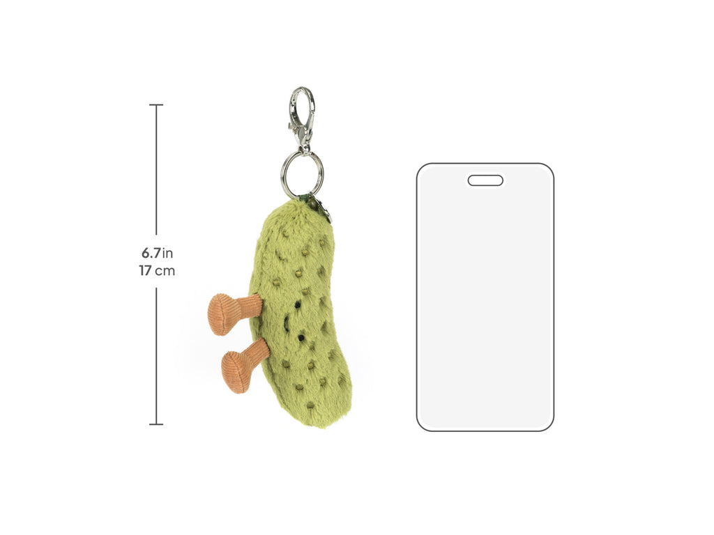 Amuseables Pickle Bag Charm, size chart