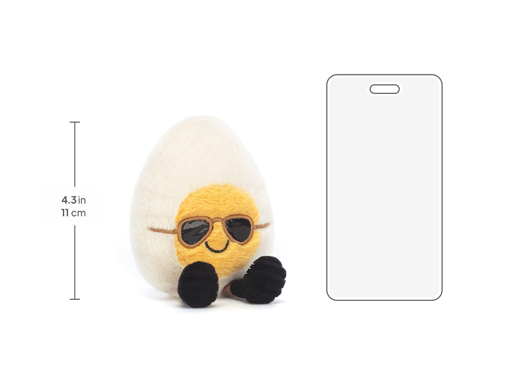 Amuseables Boiled Egg Chic, size chart