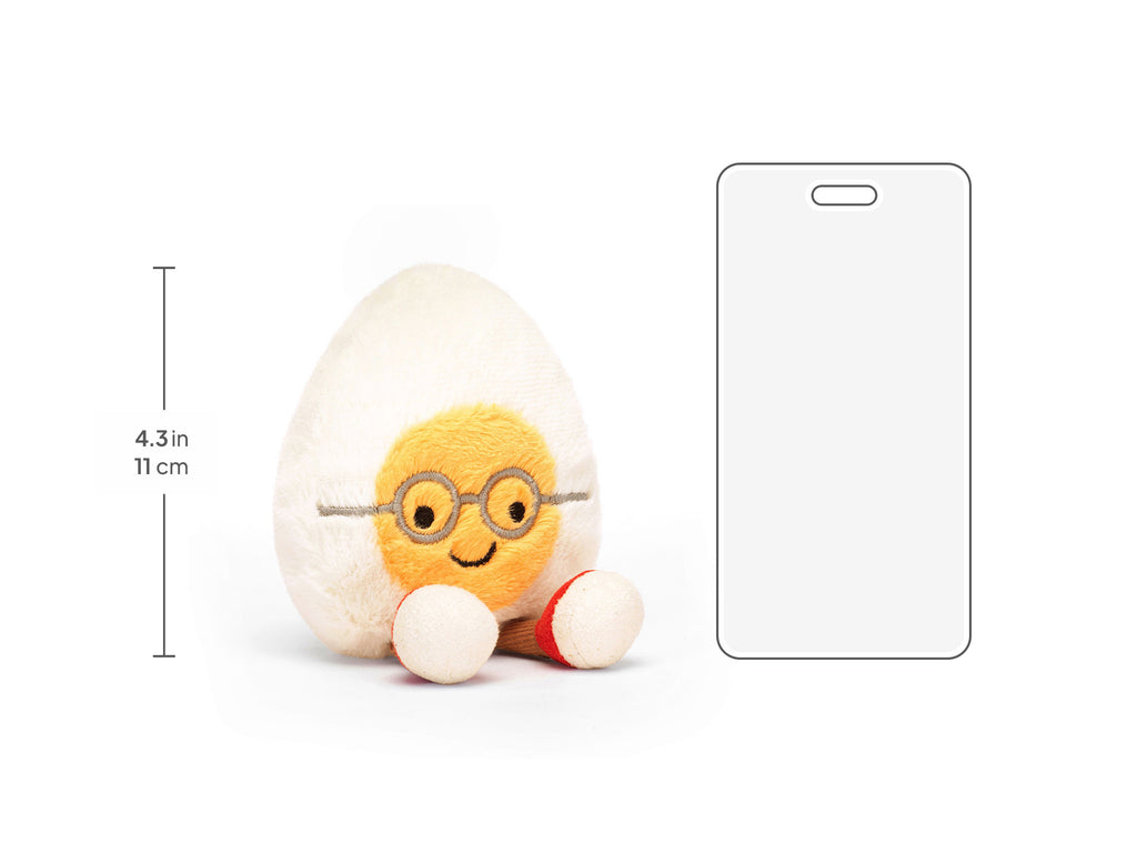 Amuseables Boiled Egg Geek, size chart