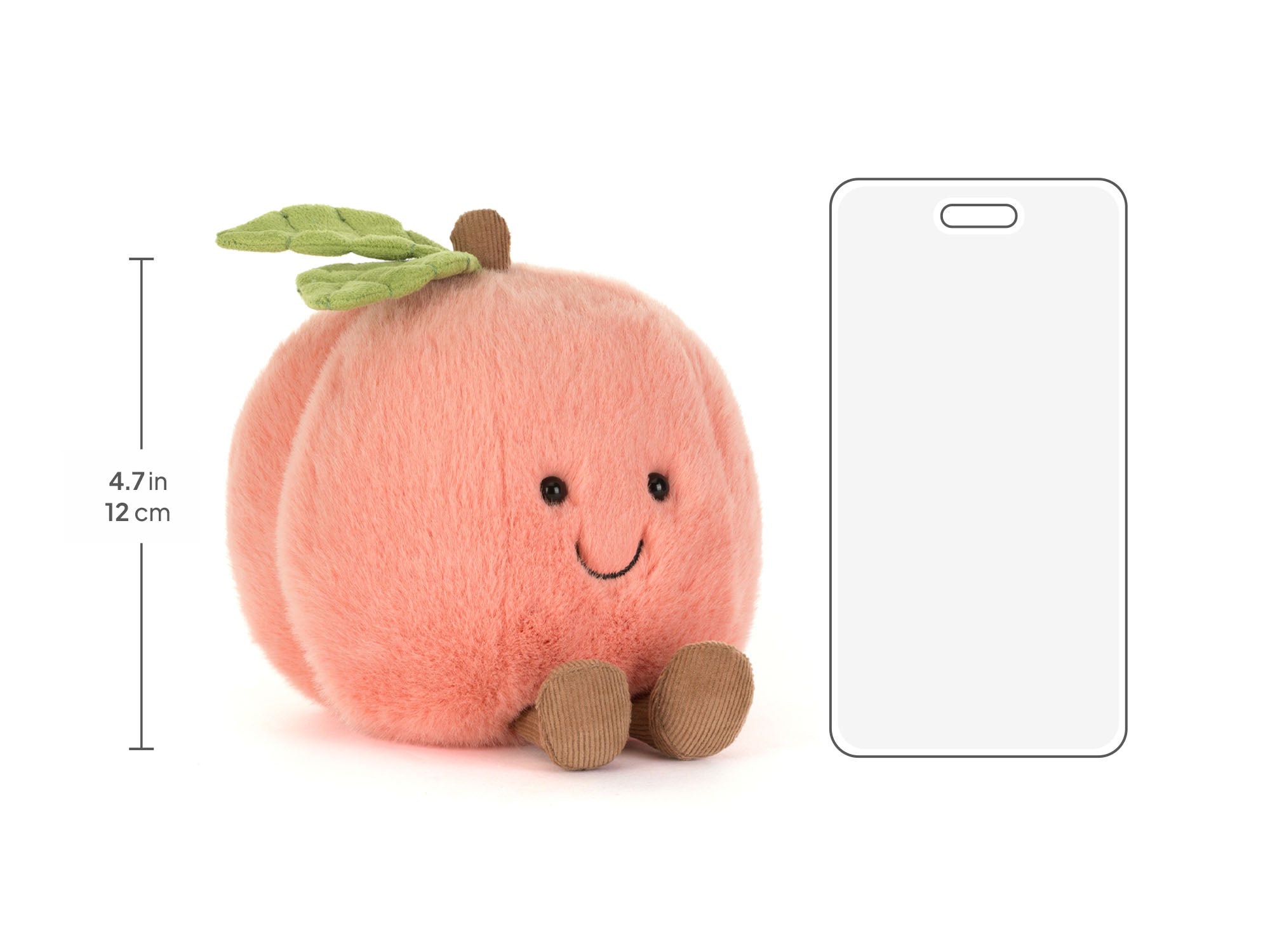 Amuseables Peach, size chart