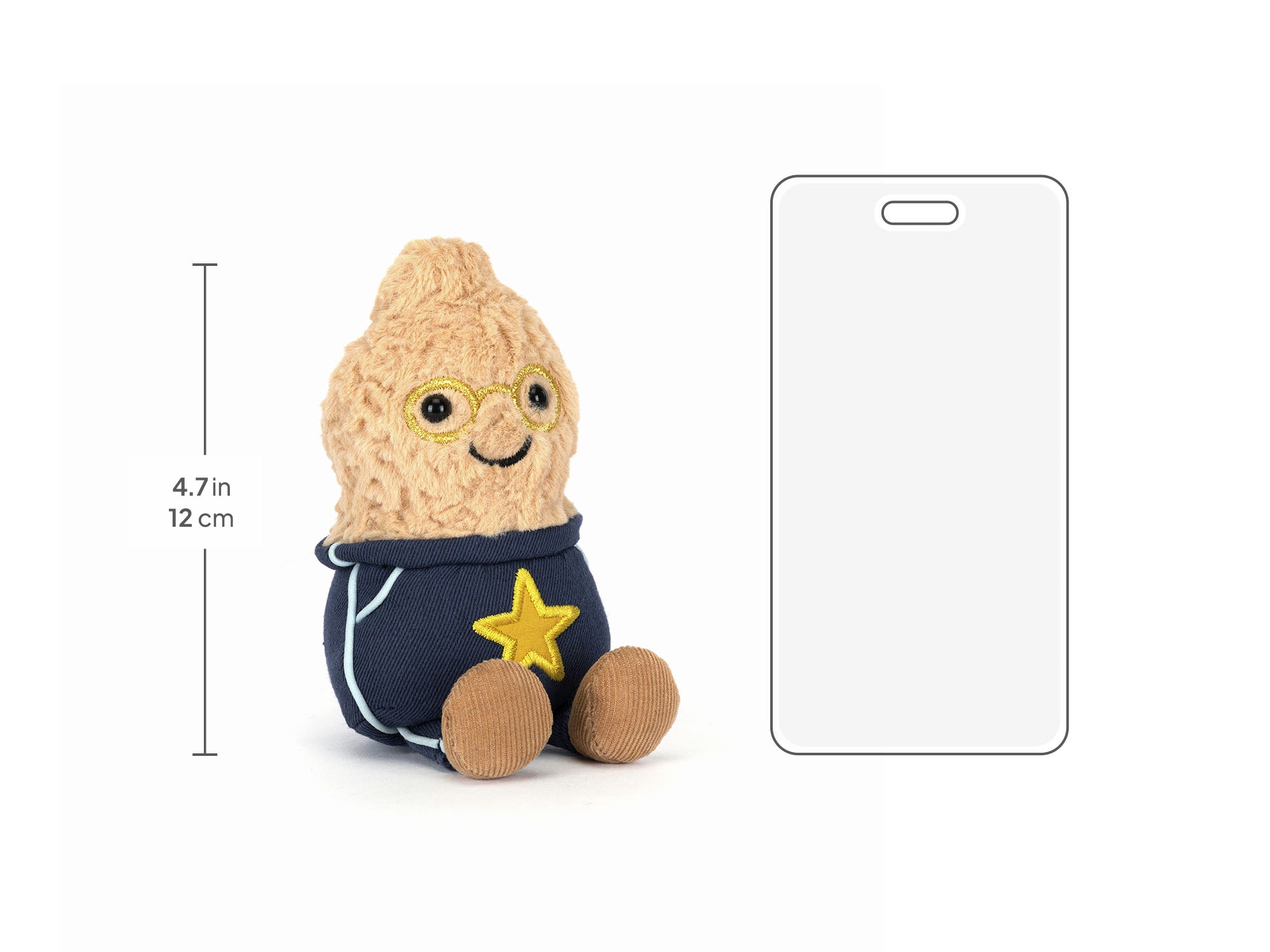 Amuseables Peanut Star Student Outfit, size chart