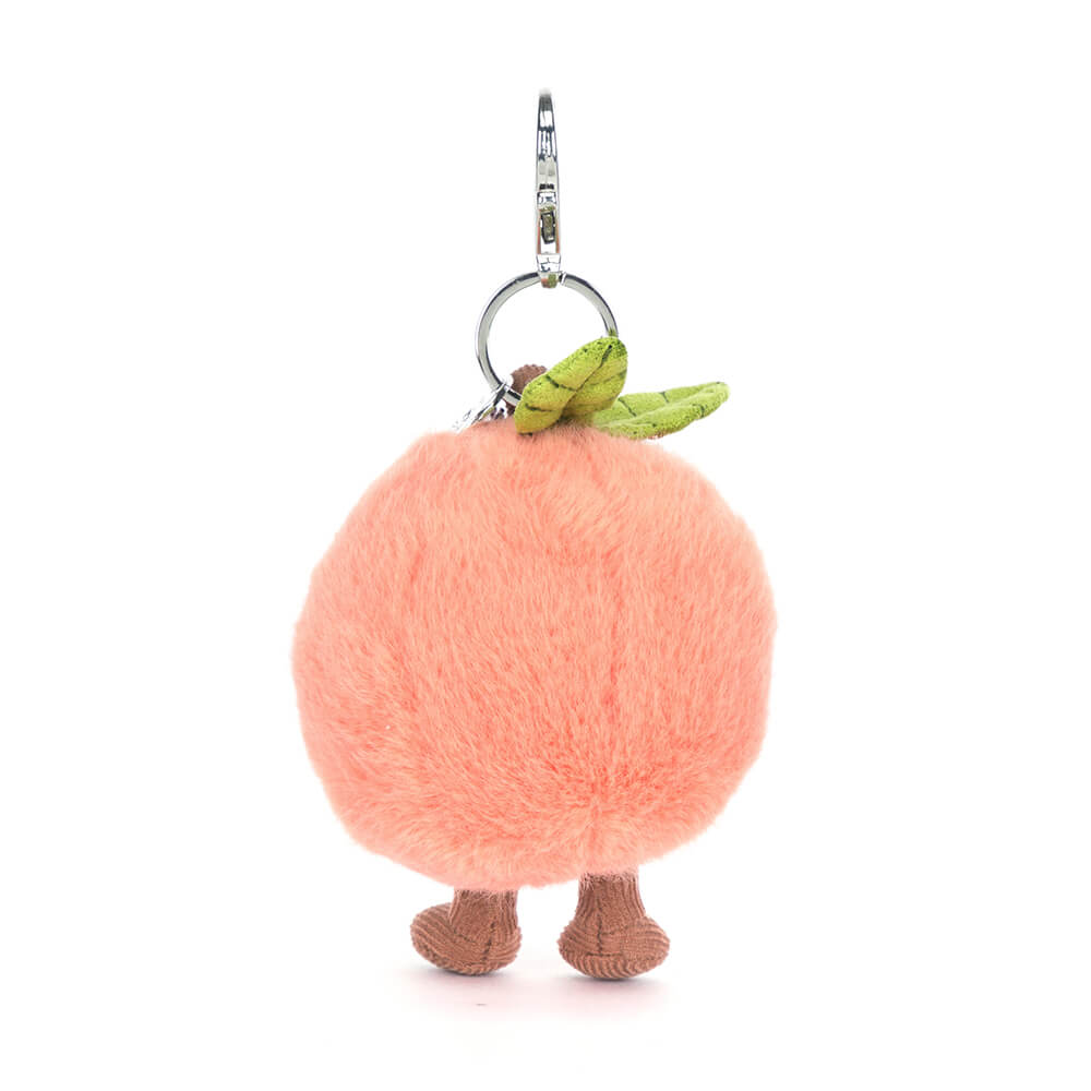 Amuseables Peach Bag Charm, View 3