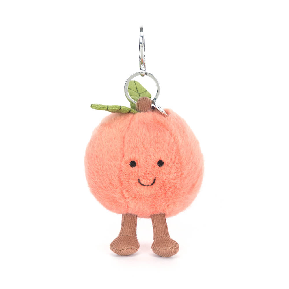 Amuseables Peach Bag Charm, View 4