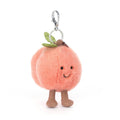 Amuseables Peach Bag Charm, Main View