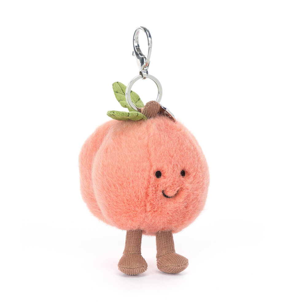 Amuseables Peach Bag Charm, Main View