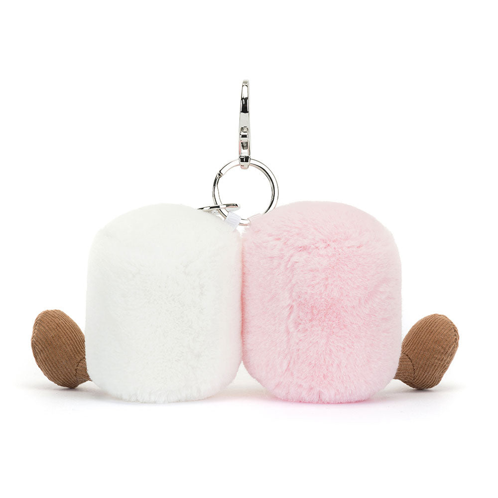 Amuseables Pair of Marshmallows Bag Charm, View 3