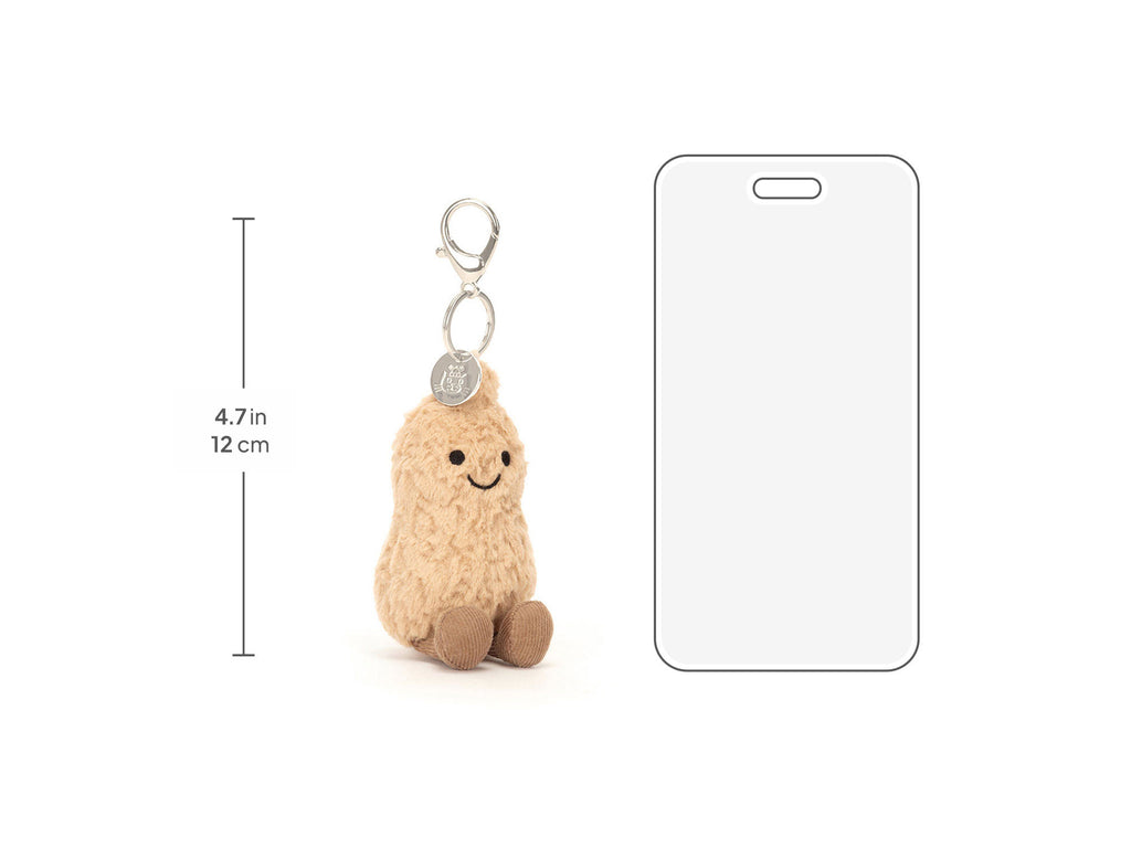 Amuseables Peanut Bag Charm, size chart