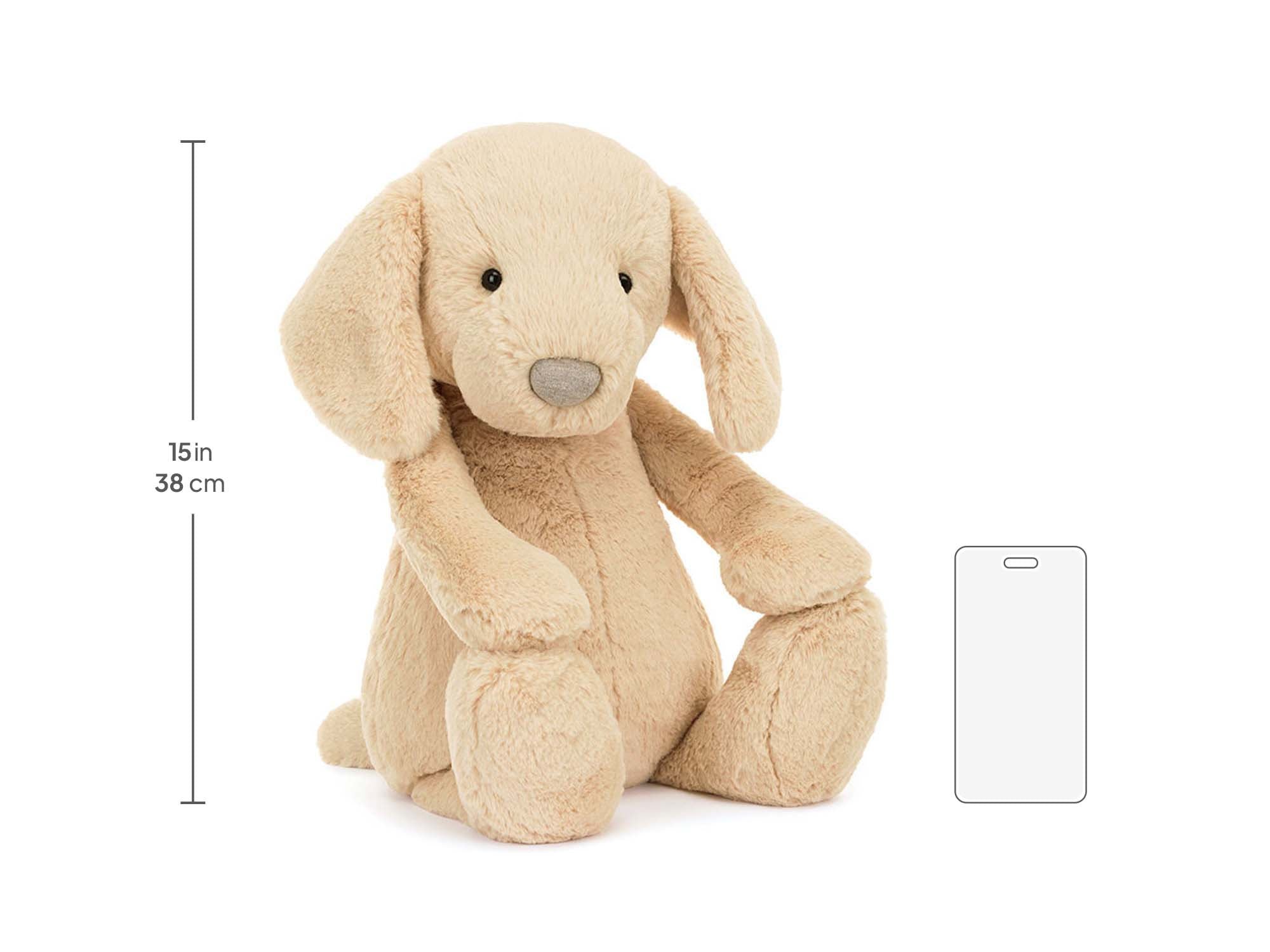 Bashful Luxe Puppy Orlando Huge, size chart