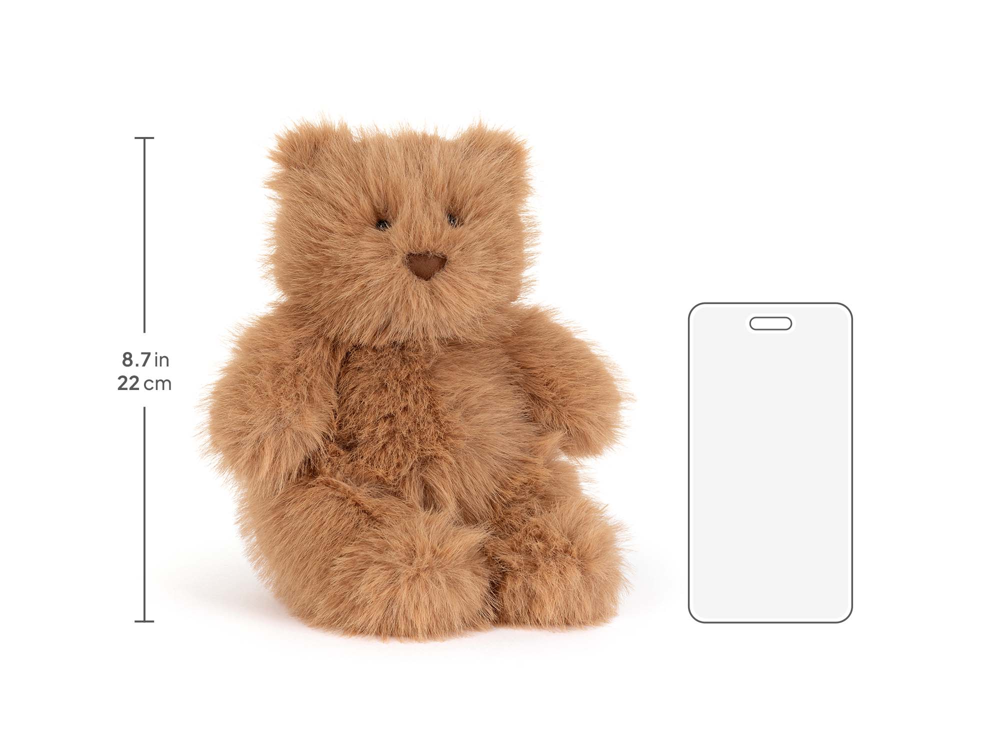 Bartholomew Bear Bouffant, Size Chart