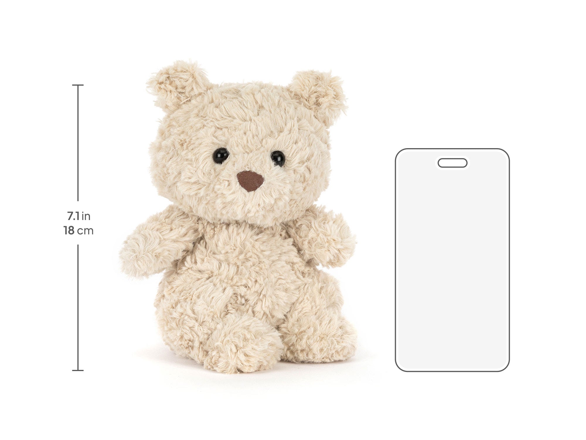 Bartholomew Bear Junior, size chart