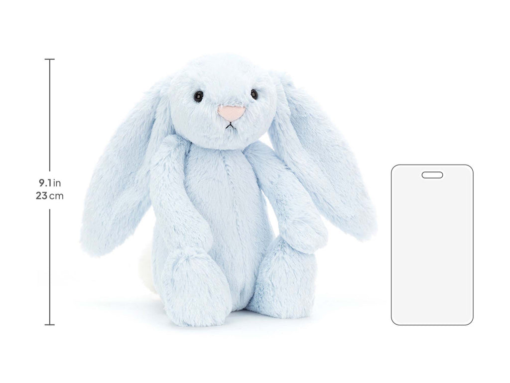 Bashful Blue Bunny Medium, size chart