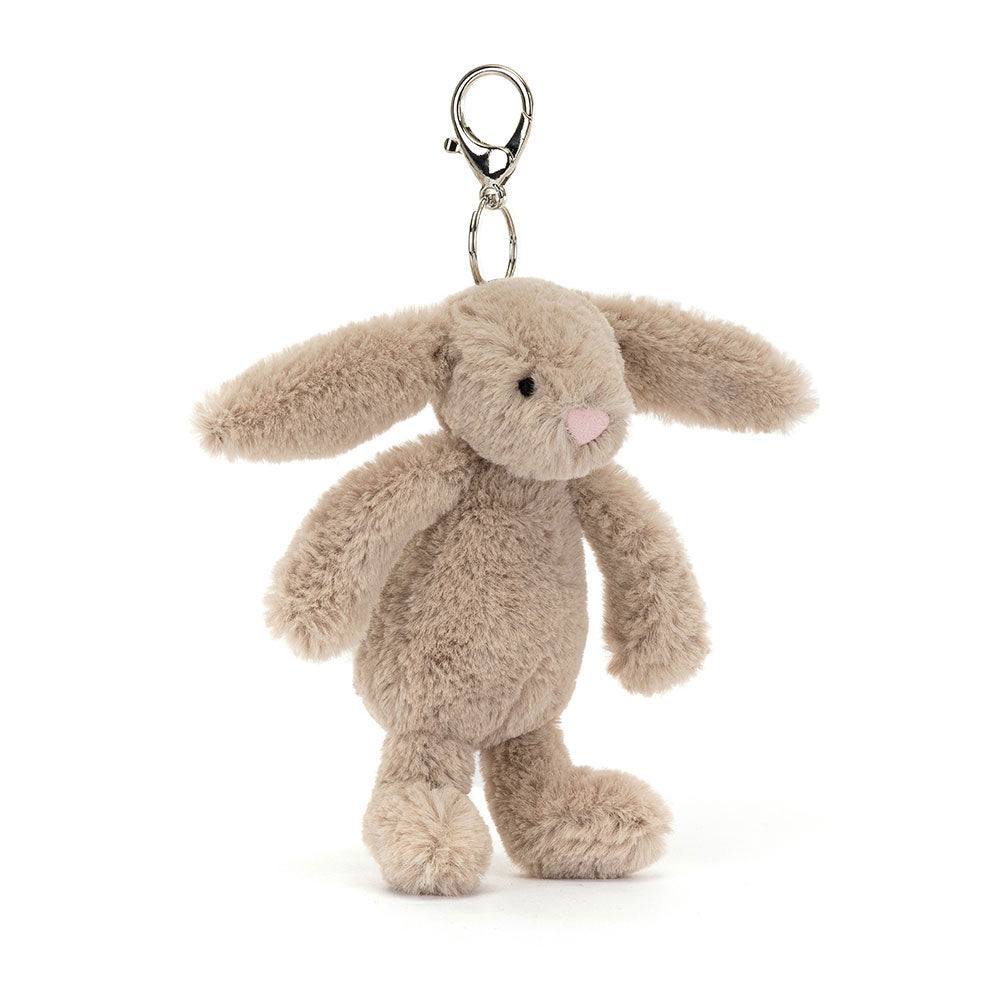 Bashful Beige Bunny Bag Charm, View  4