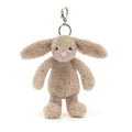 Bashful Beige Bunny Bag Charm, Main View