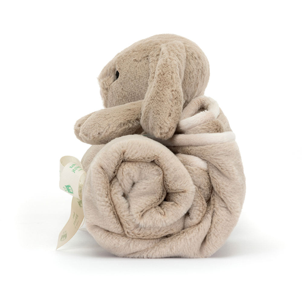 Bashful Beige Bunny Blankie, View 2