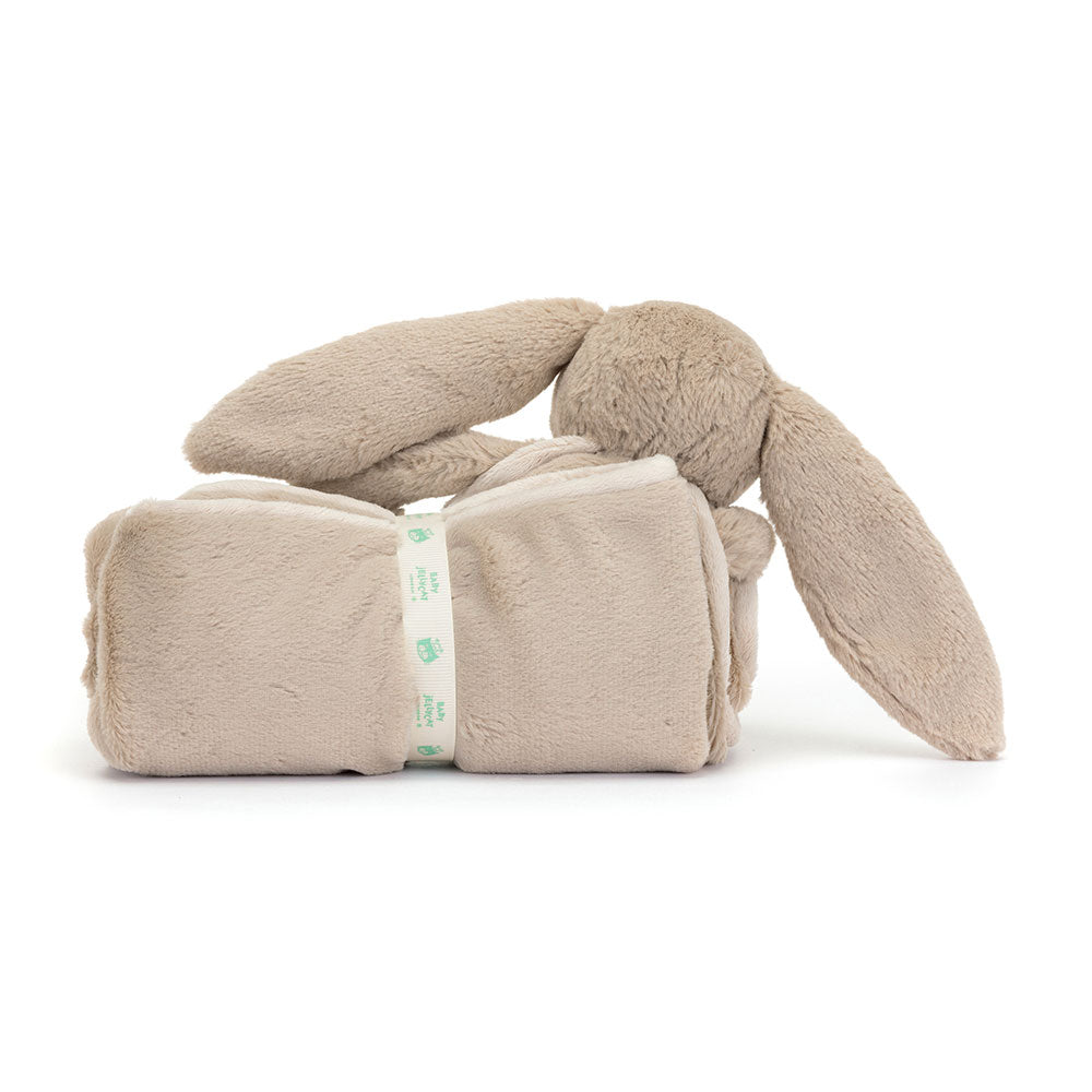 Bashful Beige Bunny Blankie, View 3