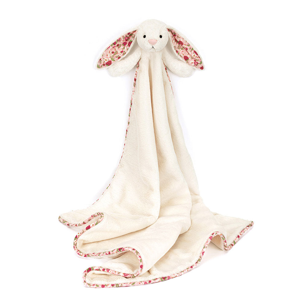 Blossom Cream Bunny 'Berry' Blankie, view 5