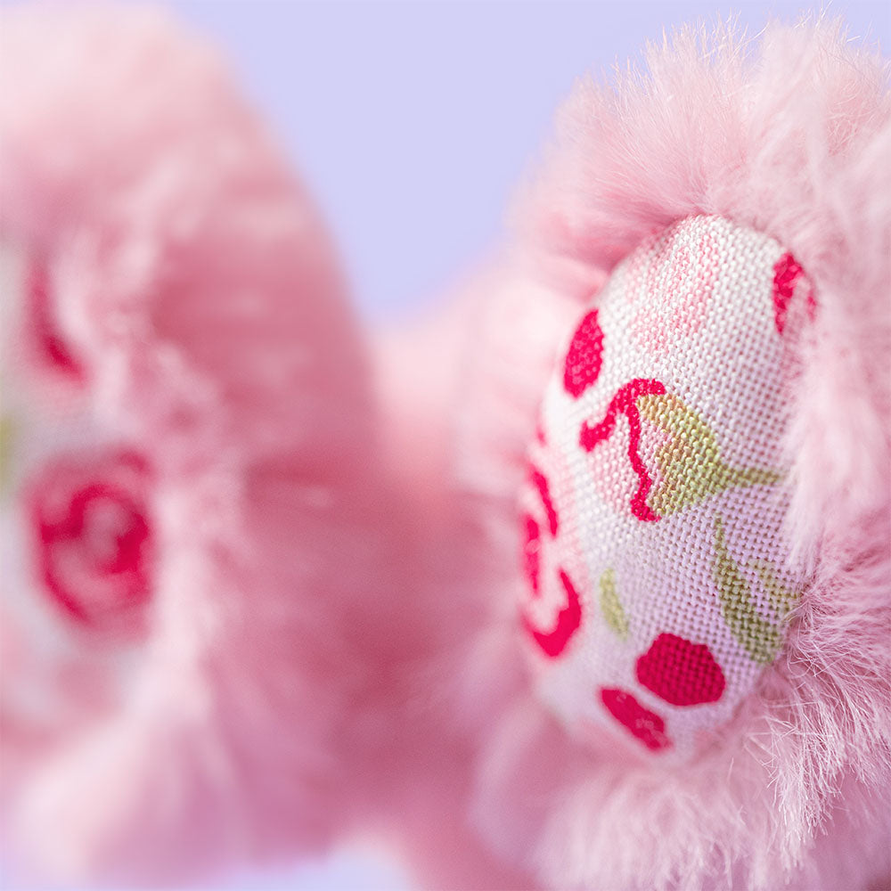 Blushkin Blossom Bunny Bag Charm, View 1