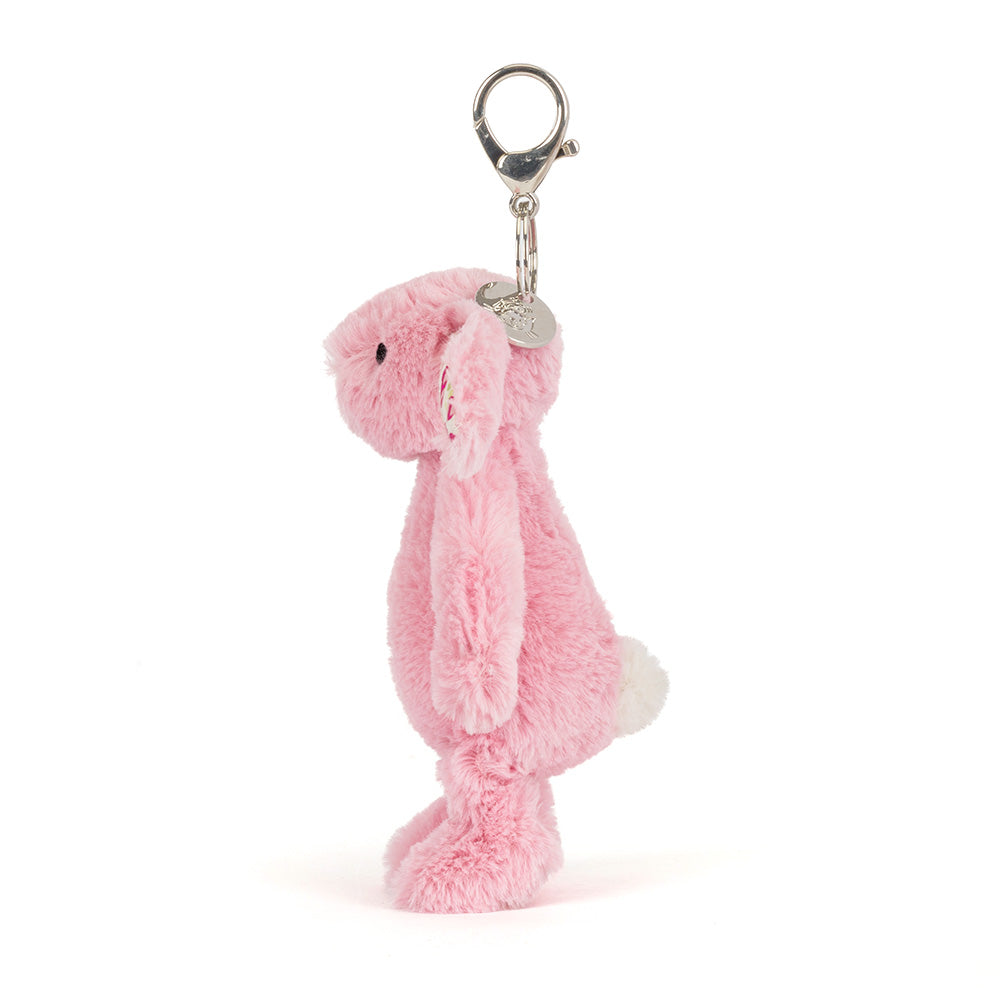 Blushkin Blossom Bunny Bag Charm, View 2