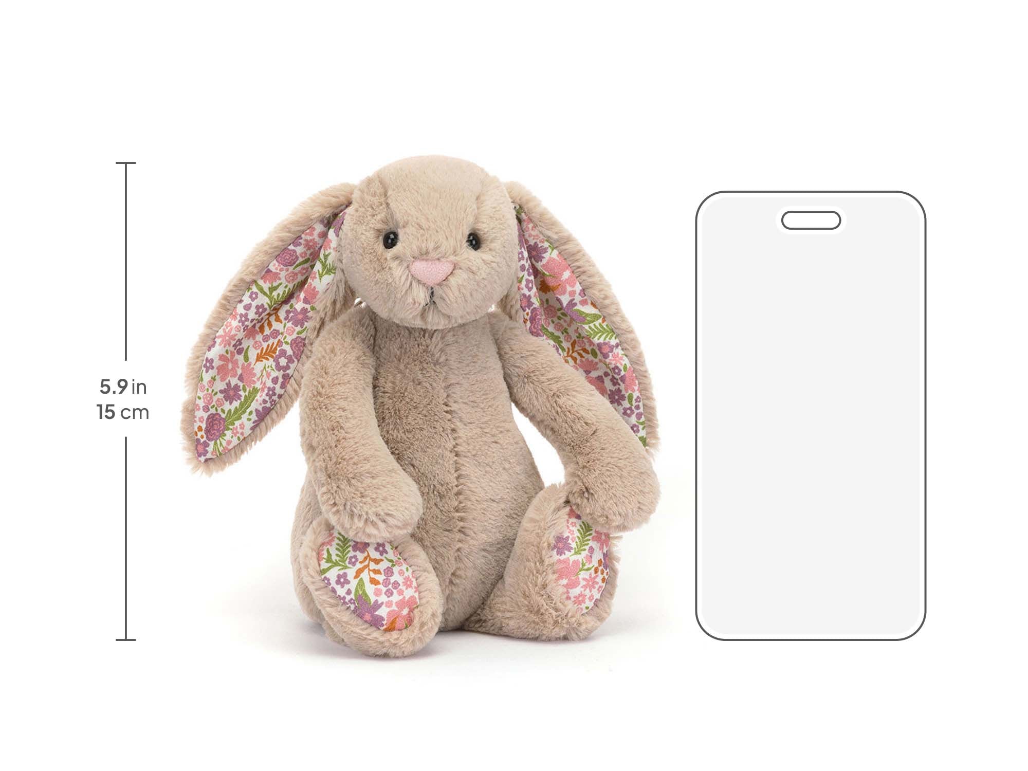 Blossom Beige Bunny Petal Small, size chart