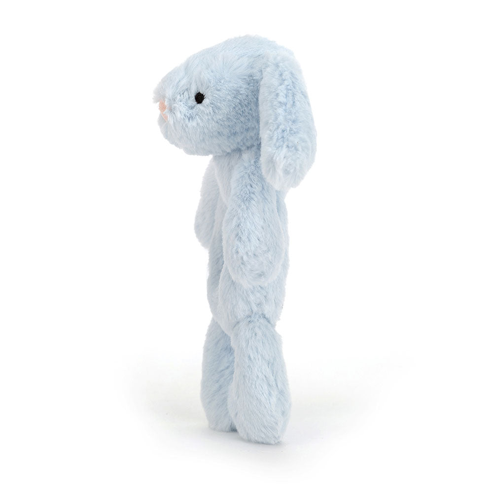 Bashful Blue Bunny Ring Rattle, View 2