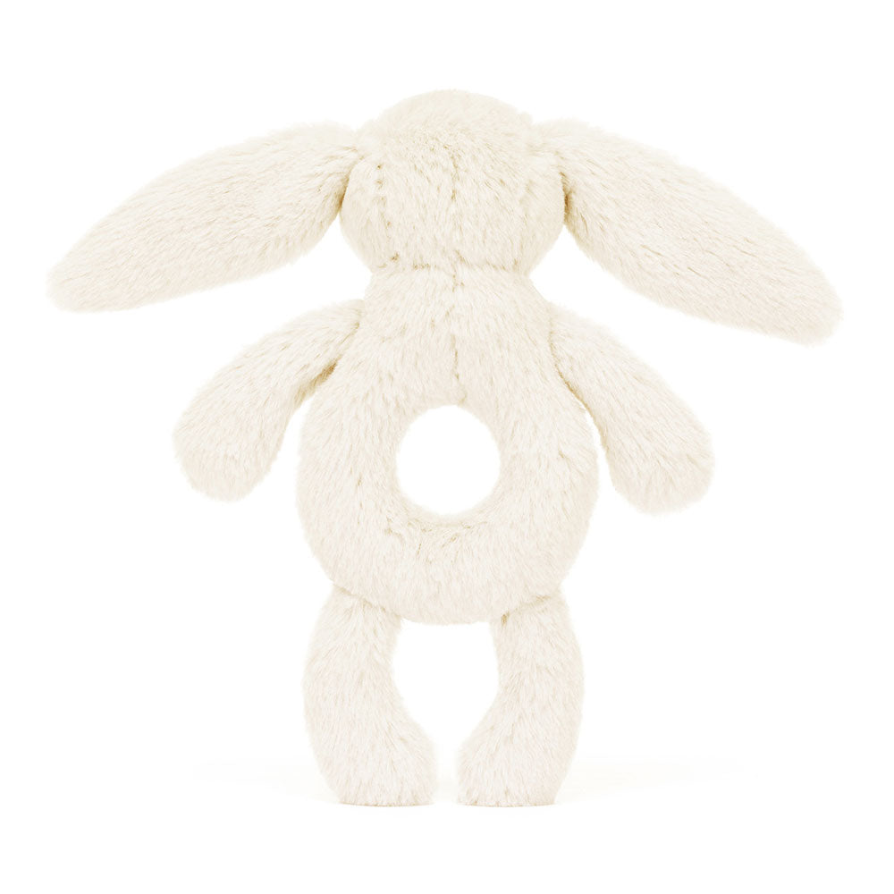 Bashful Cream Bunny Ring Rattle, View 3