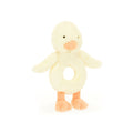 Bashful Duckling Ring Rattle, Main View