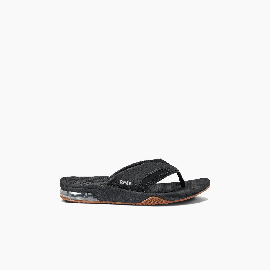 Kids Fanning - Black/Silver - Right Side View