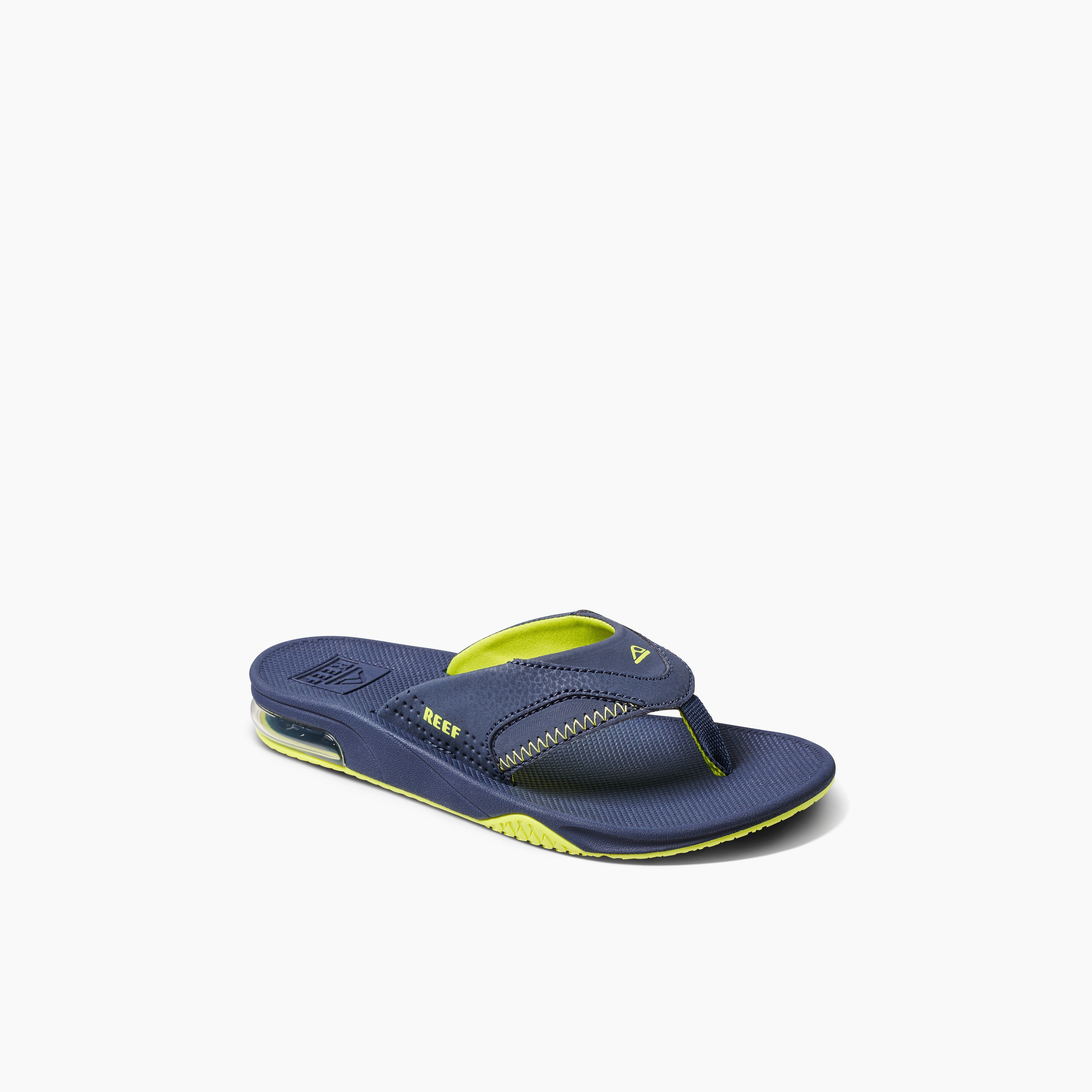Kids Fanning - Lime/Navy - Main View