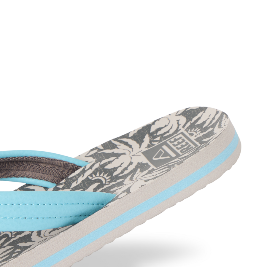 Kids Ahi - Light Blue Palm - Down the Line 2 View