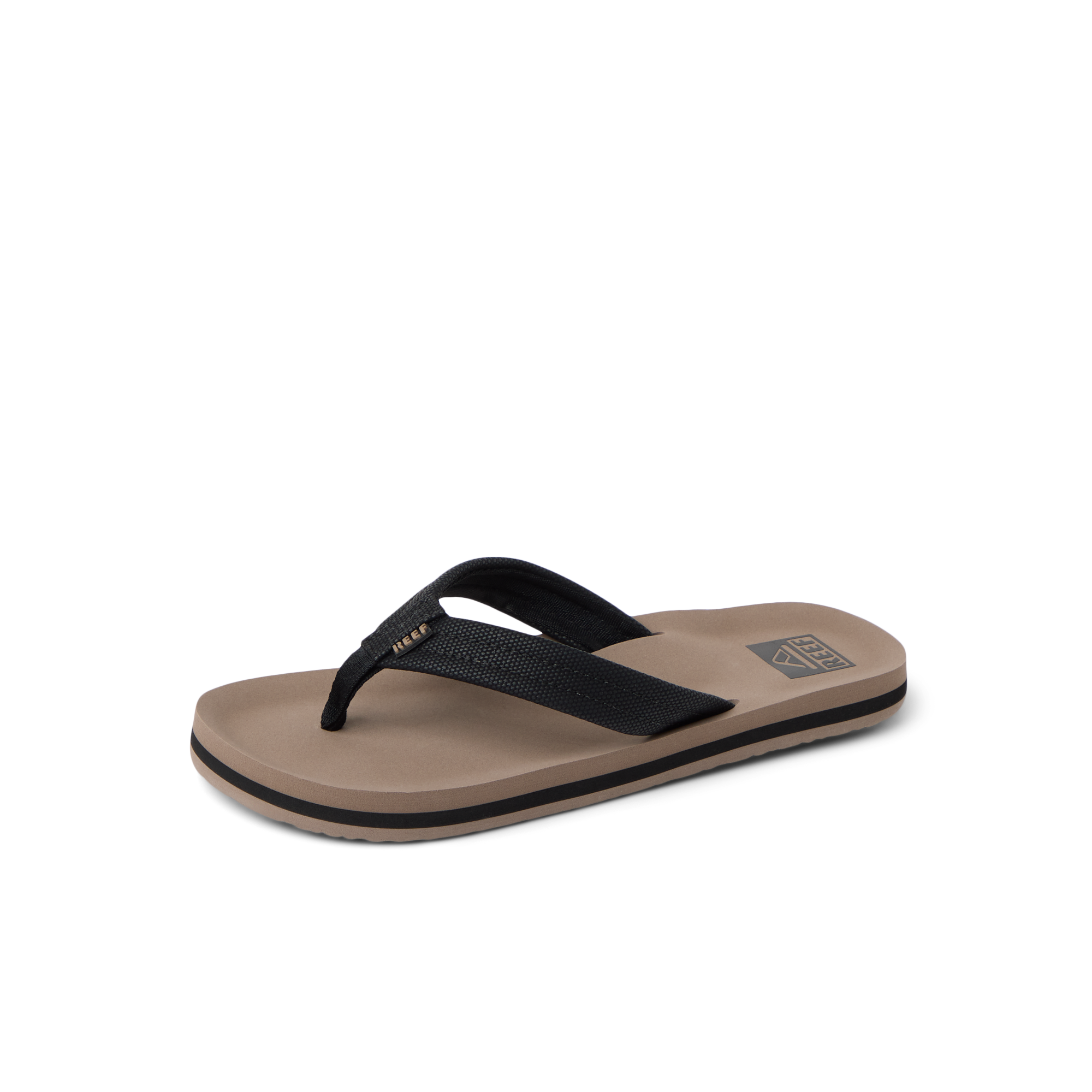 Kids Ahi - Black/Tan - Left Side View