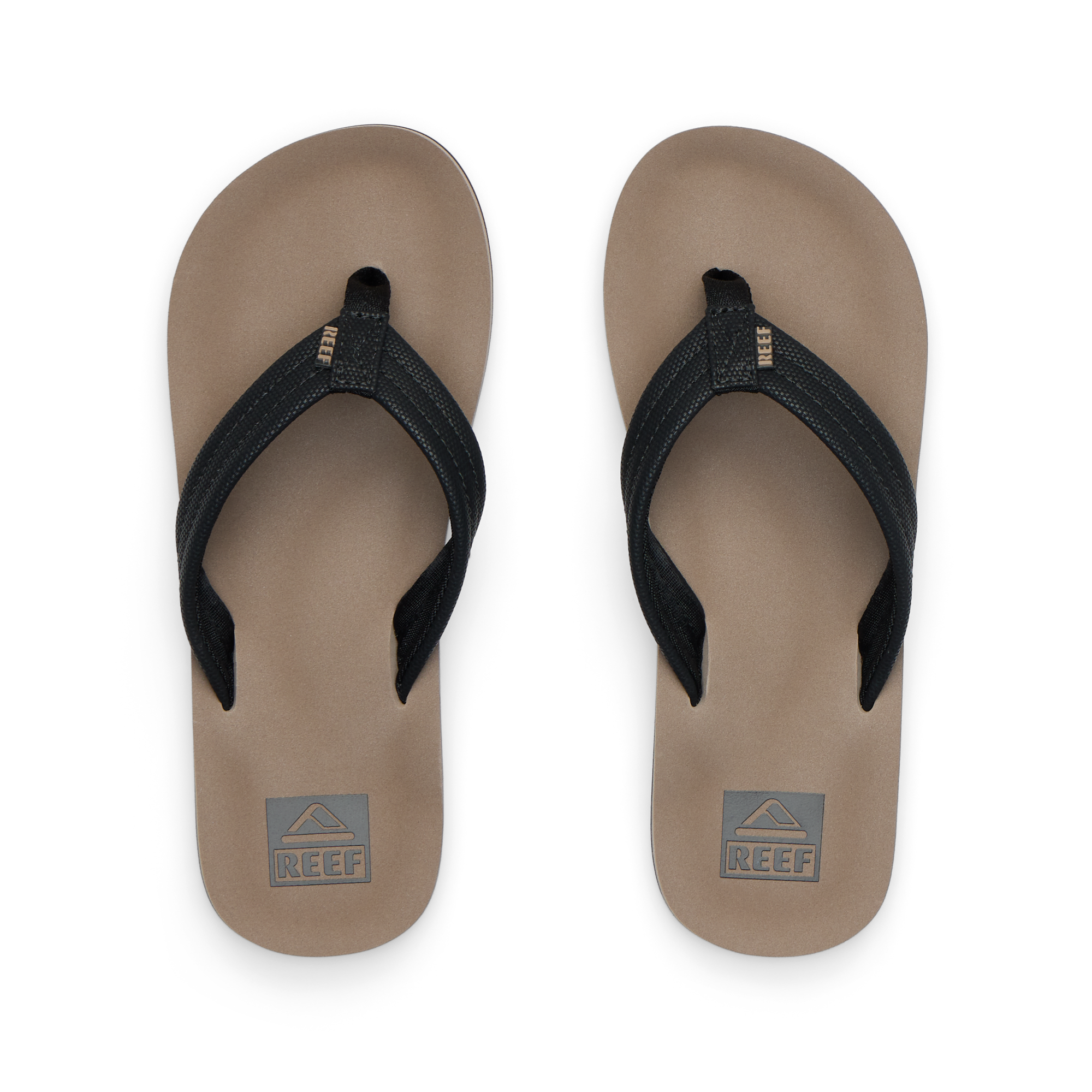 Kids Ahi - Black/Tan - Top View