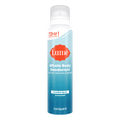 Blue can of spray deodorant in Unscented