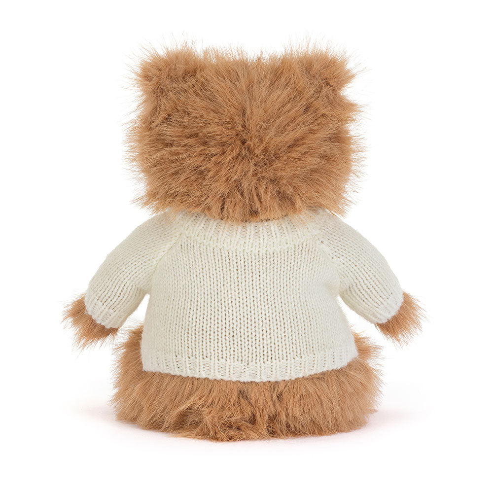 Bartholomew Bear Bouffant with Personalised Cream Jumper, View 3