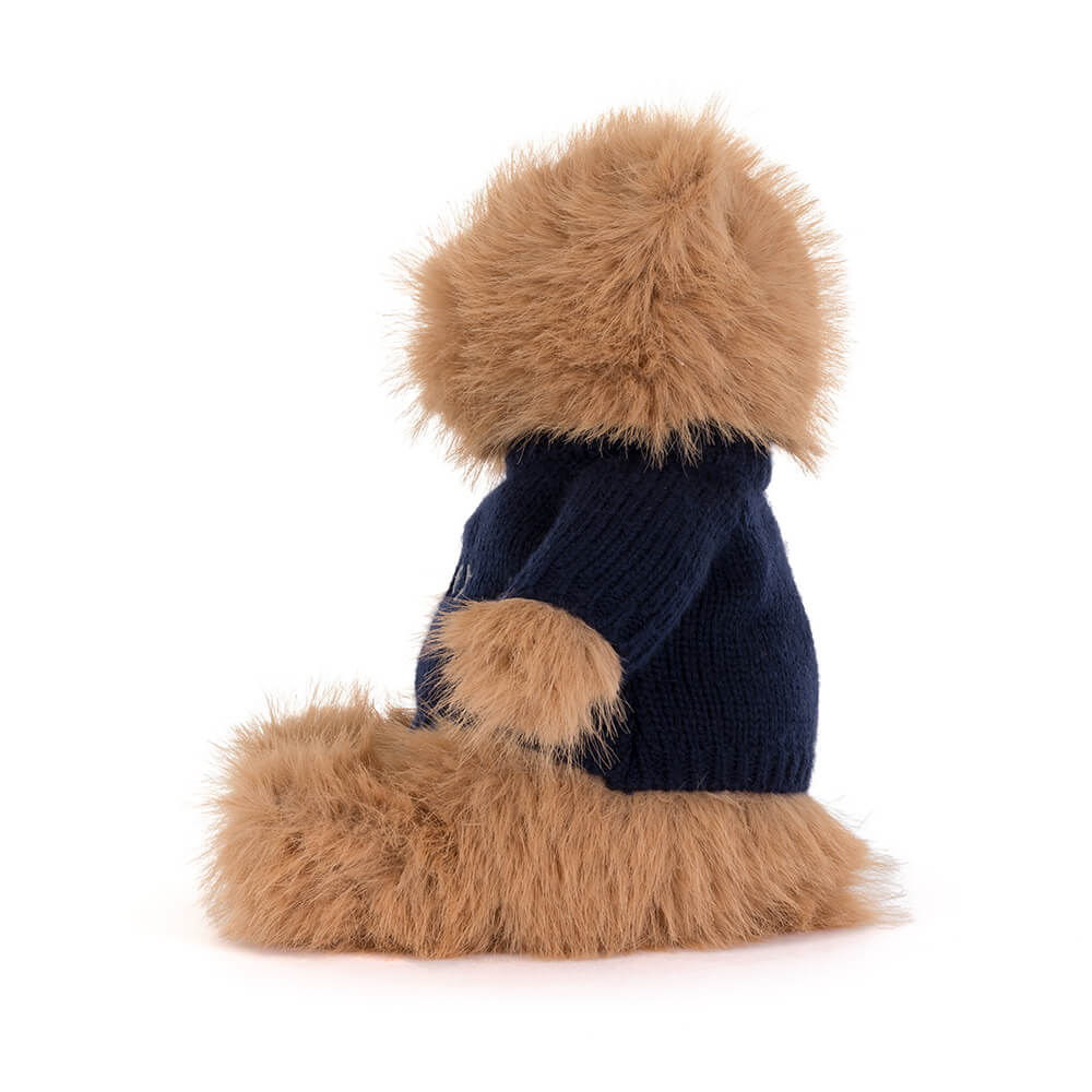 Bartholomew Bear Bouffant with Personalised Navy Jumper, View 2