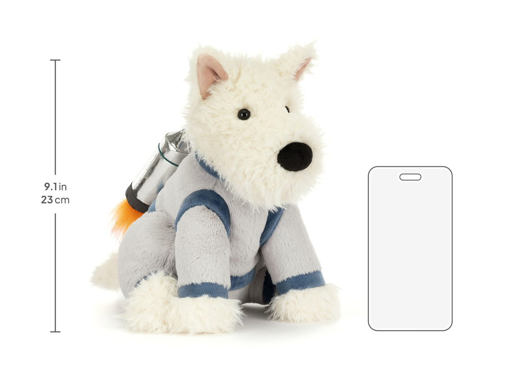 Munro Scottie Dog Space Outfit, size chart