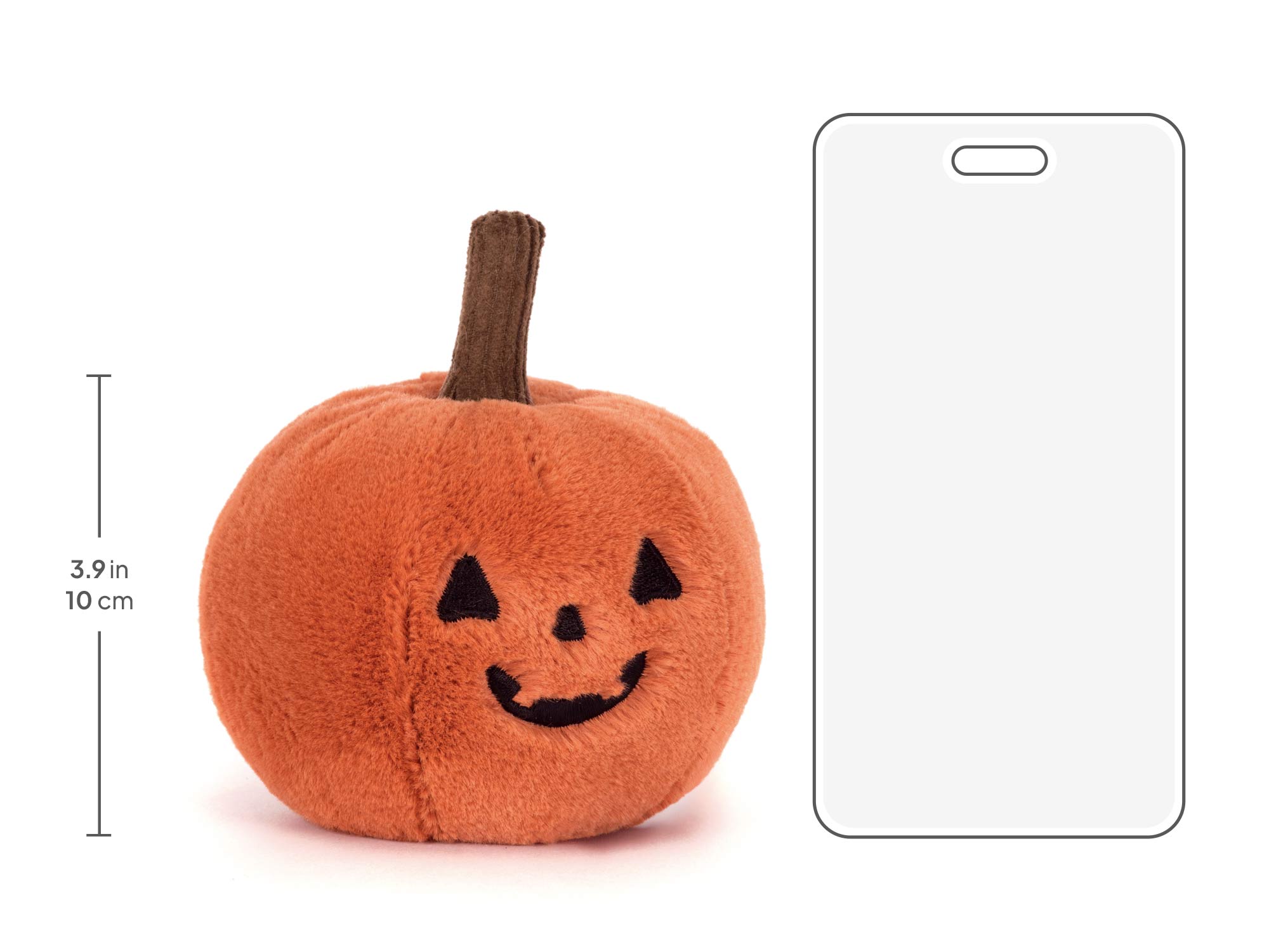 Ooky Jack O Lantern, size chart