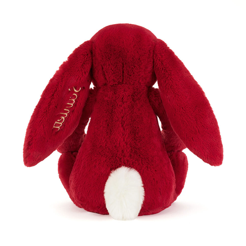 Personalised Bashful Luxe Bunny Scarlett Huge, View 4