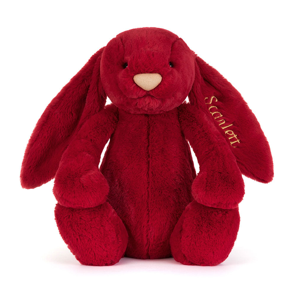 Personalised Bashful Luxe Bunny Scarlett Huge, View 5