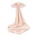 Personalised Bashful Blush Bunny Blankie, Main View