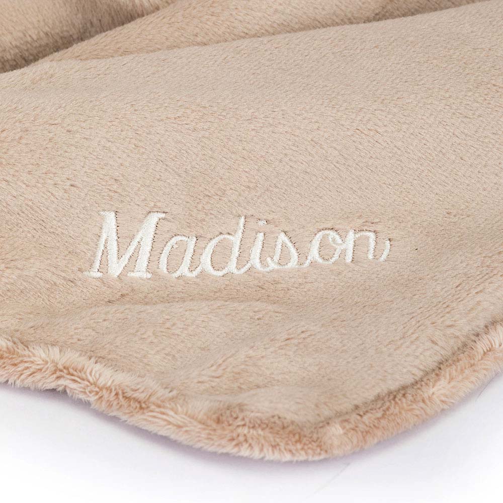 Personalised Bashful Beige Bunny Blankie, View 2