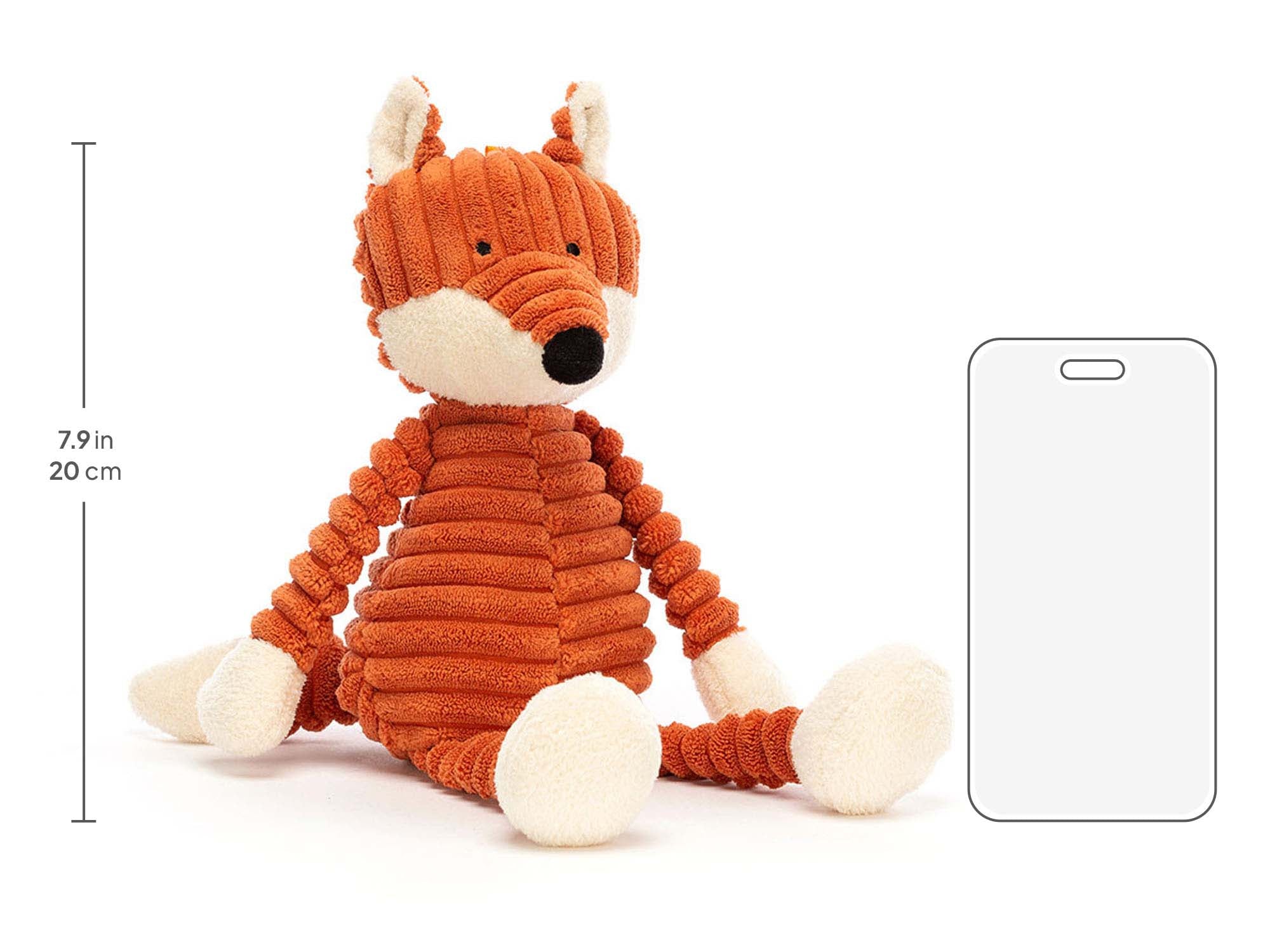 Cordy Roy Baby Fox, size chart