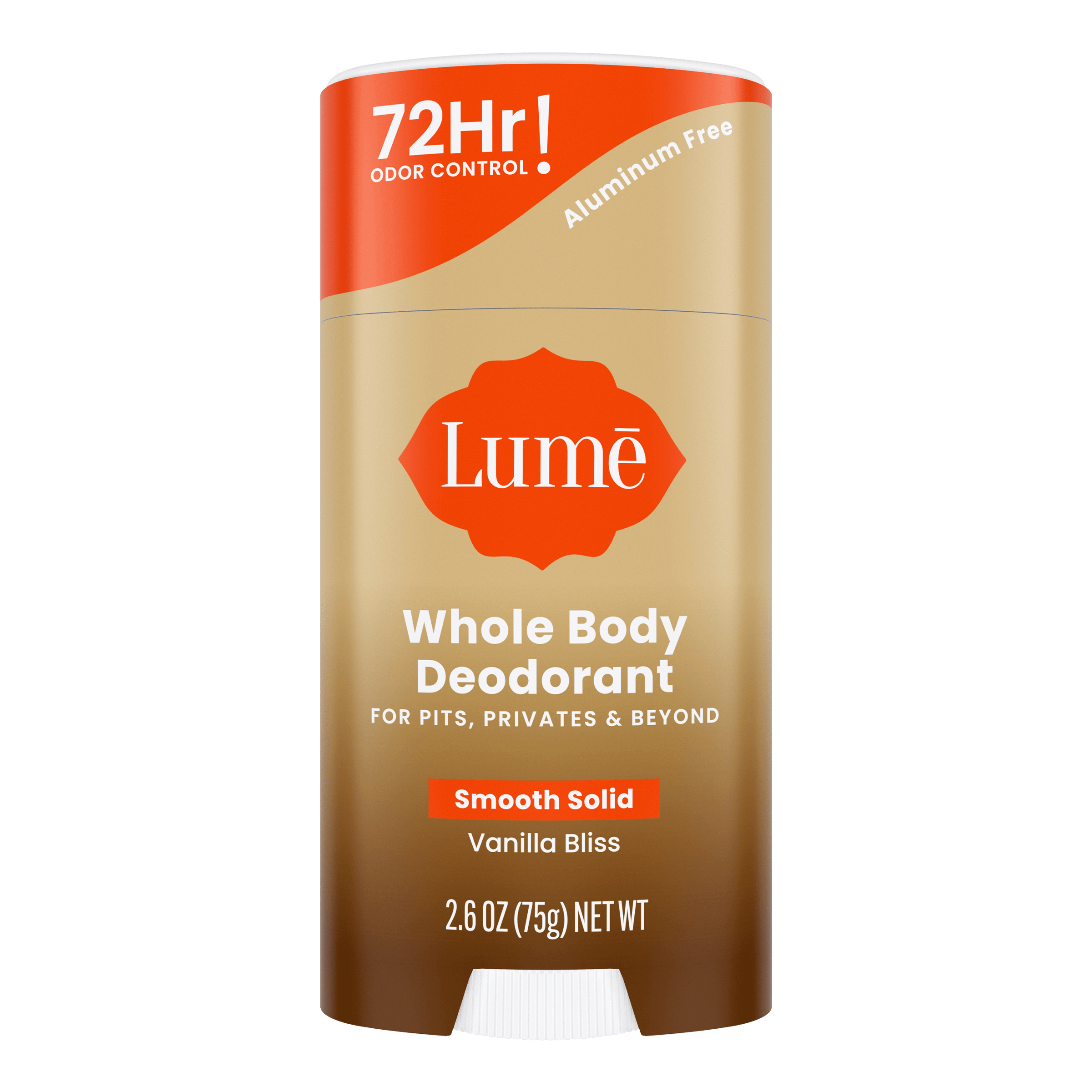 Whole body solid stick deodorant in the scent Vanilla Bliss