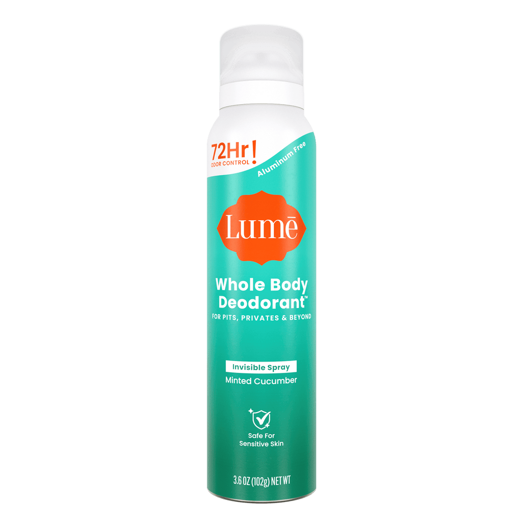 Can of Minted Cucumber Aluminum Free Spray Deodorant