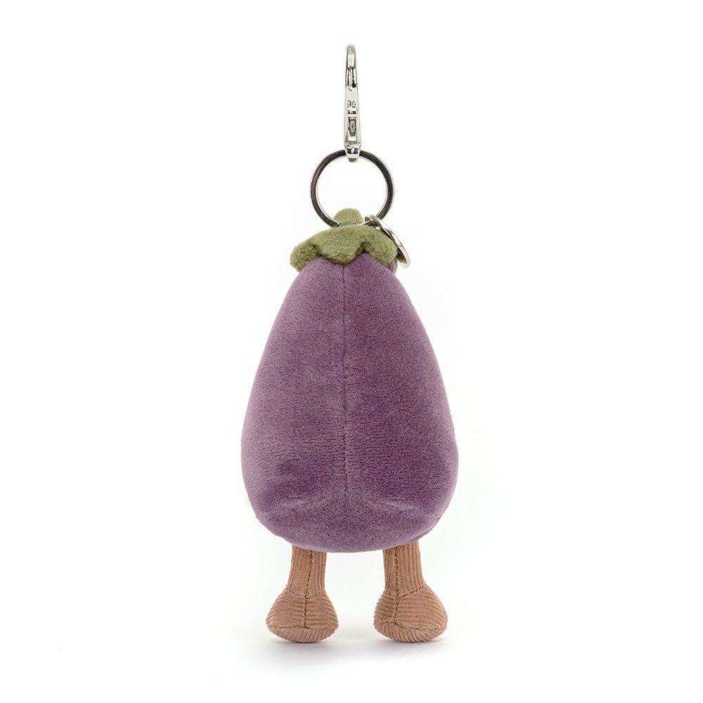 Vivacious Aubergine Bag Charm, View 3