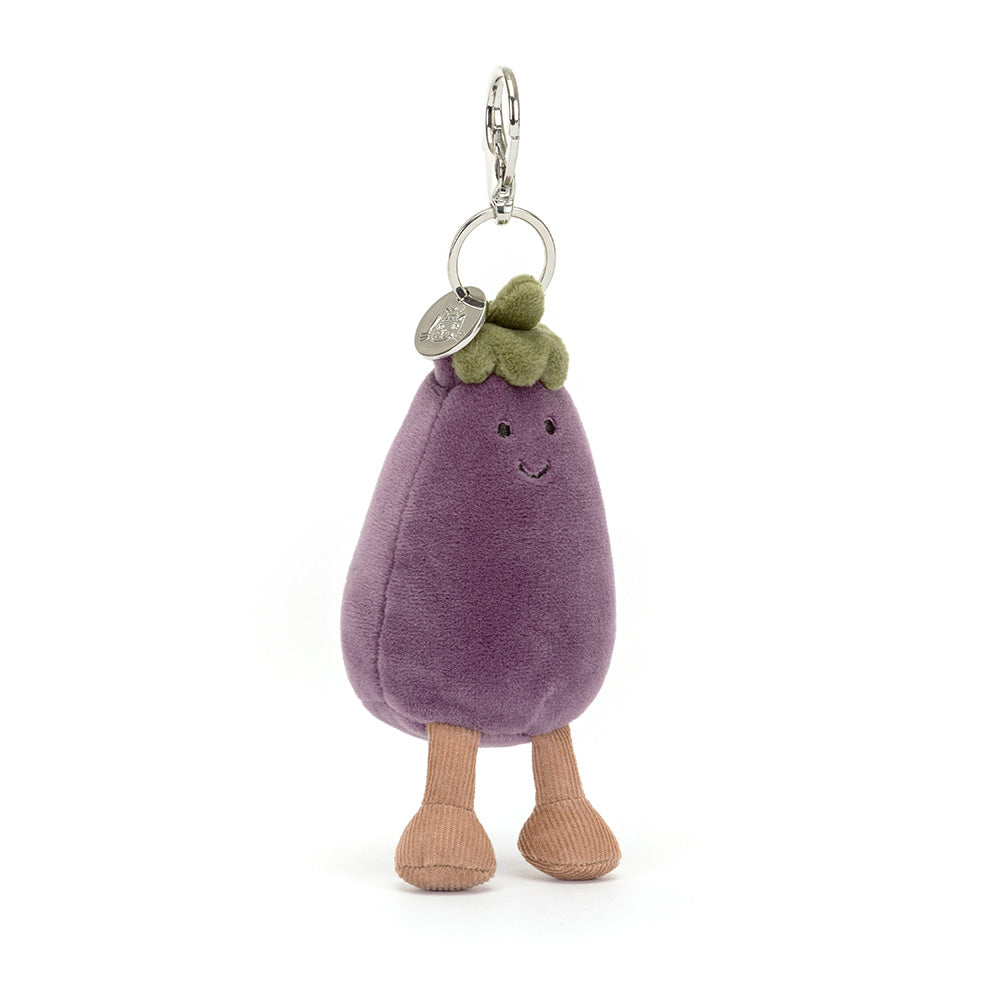 Amuseables Aubergine Bag Charm, Main View