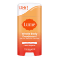 Orange and white Lume clean tangerine cream deodorant stick